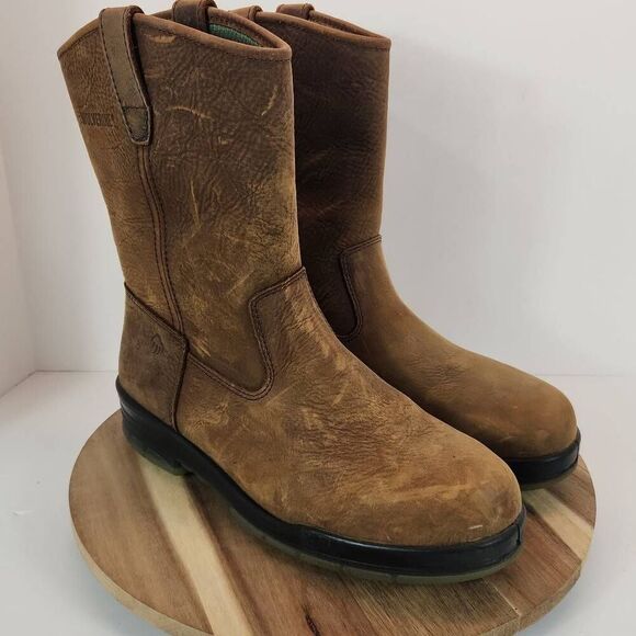 Wolverine Men's Durashock Steel Toe Work Boot Size 9.5 Extra Wide Insulated - Picture 4 of 13